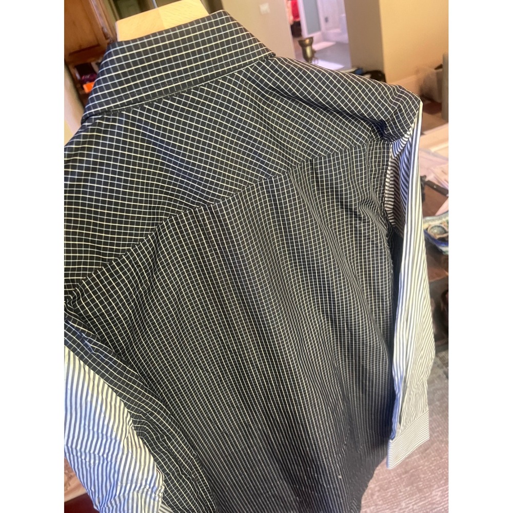 Robert Graham Tuxedo Bib Button Down Shirt Medium Handsome Daddy Old Money Chic - Picture 3 of 4